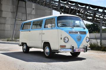 Bus VW T2 — 1970 Nouveau moteur, Autos, Cuir, Boîte manuelle, Autres couleurs, Autre carrosserie