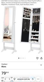 Staande sieradenkast met spiegel, Huis en Inrichting, Ophalen, Nieuw