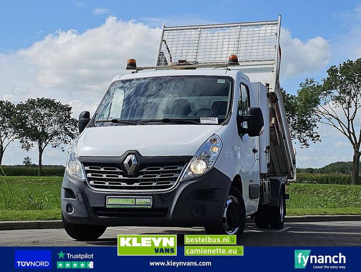 Renault MASTER 2.3 Kipper Kist Euro6 AC, Auto's, Bestelwagens en Lichte vracht, Bedrijf, ABS, Airconditioning, Centrale vergrendeling