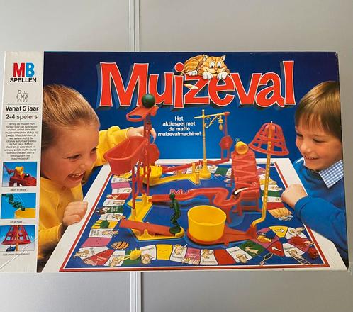 Muizeval. van  MB.  Vintage (1986 )  in TOPSTAAT. 🍄, Hobby en Vrije tijd, Gezelschapsspellen | Bordspellen, Zo goed als nieuw