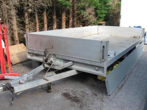 Anssems msx3000 autoambulance plateauwagen oprijwagen, Auto diversen, Aanhangers en Bagagewagens, Zo goed als nieuw, Ophalen