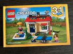 Lego 31067 - Poolside holiday, Ophalen of Verzenden, Zo goed als nieuw, Complete set, Lego