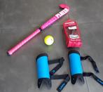 Hockey stick met bal en been bescherming., Sport en Fitness, Hockey, Ophalen, Zo goed als nieuw, Stick