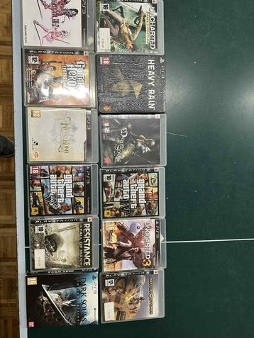 12 ps3 games beschikbaar voor biedingen