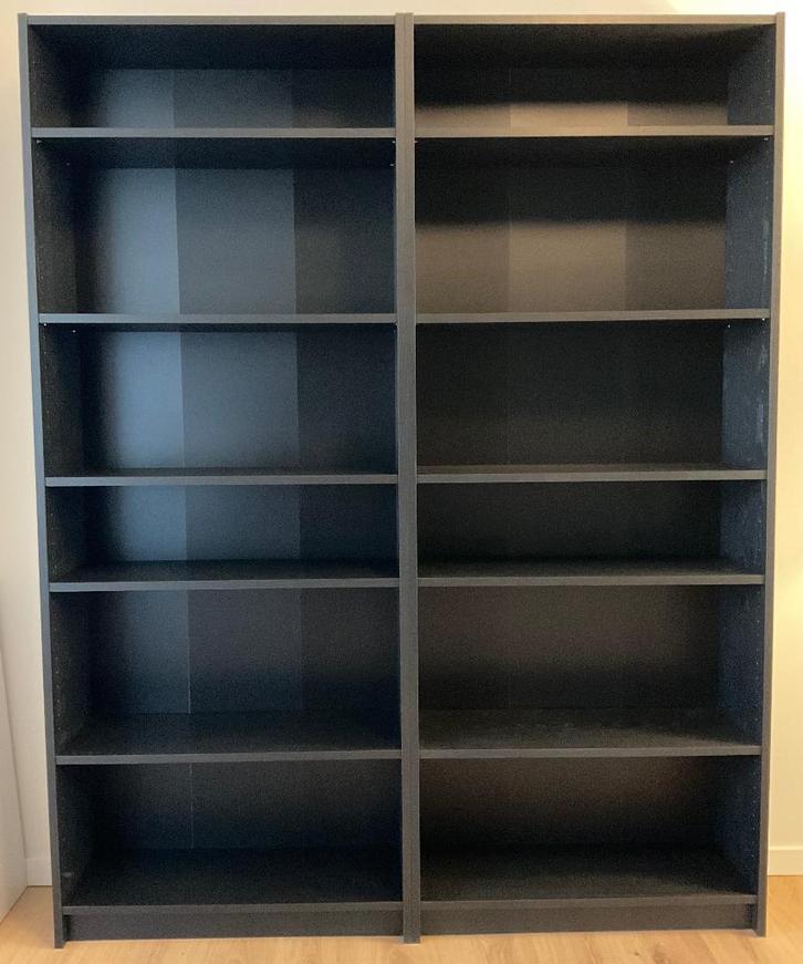2x Bibliothèque IKEA " BILLY " 80 x 28 x 202 cm, Huis en Inrichting, Kasten | Boekenkasten, Zo goed als nieuw, Ophalen
