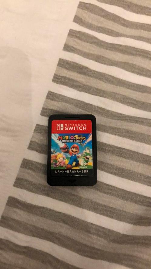 Nintendo Switch Game – Mario + Rabbids: Kingdom Battle, Games en Spelcomputers, Games | Nintendo Switch, Zo goed als nieuw, Platform