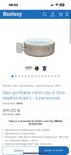 Jacuzzi, Tuin en Terras, Bubbelbaden en Hottubs, Ophalen, Zo goed als nieuw, Grondzeil, Opblaasbaar