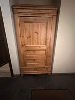 Antieke grenen hang/leg kast, Ophalen