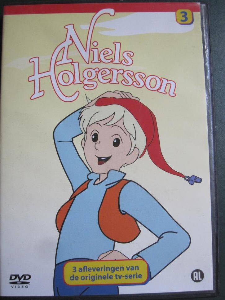 Niels Holgersson 3 (1980), Cd's en Dvd's, Dvd's | Tekenfilms en Animatie, Zo goed als nieuw, Amerikaans, Tekenfilm, Alle leeftijden