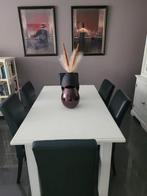 tafel + 6 stoelen, Huis en Inrichting, Ophalen of Verzenden, Zo goed als nieuw