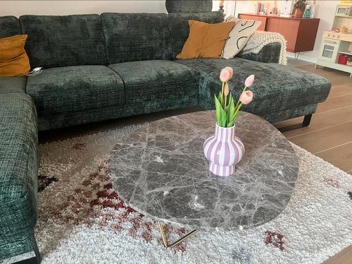 Grijze marmer furnified salontafel, Huis en Inrichting, Tafels | Salontafels, Ophalen