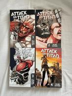 Attack on Titan Volume 1-4, Meerdere comics, Ophalen of Verzenden, Gelezen, Japan (Manga)