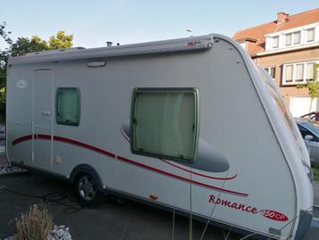 Sterckeman romance 450 CP bj 2011 met airco., Caravans en Kamperen, Caravans, Sterckeman, Particulier, 6 tot 7 meter, Lengtebed