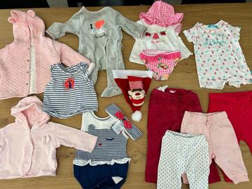 Babykleding pakket maat 62 meisjes  beschikbaar voor biedingen