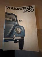 Handleiding - onderhoudsboek - VW kever 1300, Ophalen of Verzenden, Zo goed als nieuw