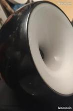 Bouboule lamp aluminor zwart witte achtergrond zonder voet, Huis en Inrichting, Ophalen, Gebruikt, Vintage classique, Gloeilamp