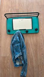 Vintage kapstok appelblauw zeegroen, Huis en Inrichting, Ophalen of Verzenden