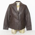 Zeer Mooie Nieuwe Bruin Leren Dames Jas (Maat 38) € 70,-, Maat 38/40 (M), Bruin, Verzenden, Nieuw
