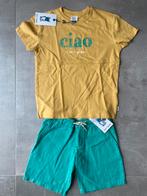 Fred & Ginger - Setje jongen short en shirt. Maat 116. Nieuw, Fred & Ginger, Ensemble, Garçon, Enlèvement ou Envoi