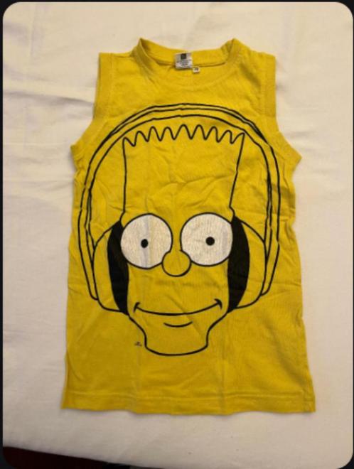 T-shirt zonder mouwen maat 134/140, 9/10 jaar THE SIMPSONS, Kinderen en Baby's, Kinderkleding | Maat 140, Zo goed als nieuw, Jongen
