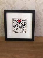 Kunst : Keith Haring print in kader, Antiek en Kunst, Kunst | Litho's en Zeefdrukken, Ophalen of Verzenden