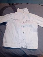 Veste en jeans blanche enfant taille 146/152, Gedragen, Ophalen