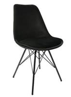 3 zwarte kuipstoelen, Enlèvement, Comme neuf