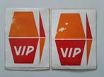 Vintage Sticker lot - 2x dezelfde VIP Stickers, Gebruikt, Auto of Motor, Ophalen of Verzenden