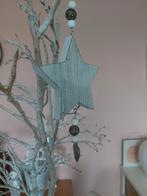 Kerst versiering houten ster hanger, Huis en Inrichting, Woonaccessoires | Overige, Ophalen of Verzenden