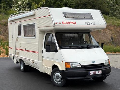 Stacaravan voor campers ford 2.5td 67.000km, Caravans en Kamperen, Mobilhomes, Particulier, meer dan 6, Ford, Diesel, 6 tot 7 meter