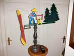 Vintage windspinner van hout en metaal – 65 euro