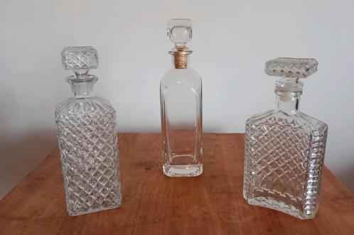 Kristallen karaf (2) en 1 glazen. NEW., Antiek en Kunst, Antiek | Glaswerk en Kristal, Ophalen