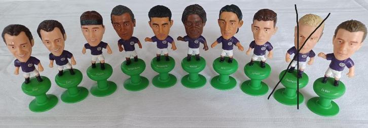 9 Poppetjes Anderlecht - De Golden 11, Verzamelen, Poppetjes en Figuurtjes, Zo goed als nieuw, Ophalen of Verzenden