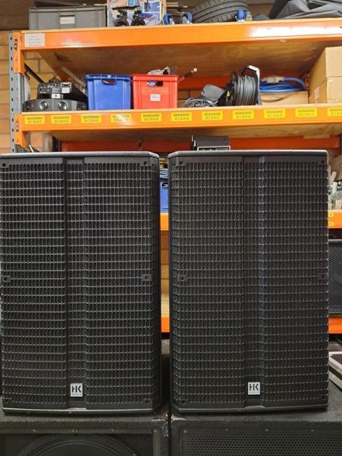 2x HK Audio Linear5  115F met hoes, Audio, Tv en Foto, Professionele apparaten, Gebruikt, Audio, Ophalen