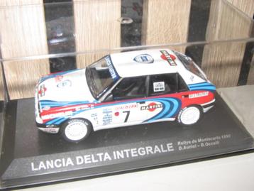 4 x lancia rallywagens op 1/43 beschikbaar voor biedingen