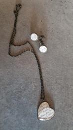 Ketting met oorbellen, Ophalen of Verzenden