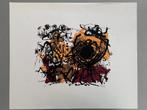 Maurice Haccuria - litho - abstracte compositie, Enlèvement ou Envoi