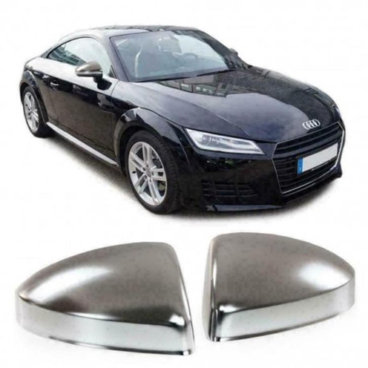 COQUES DE RÉTROVISEURS ALU BROSSÉ LOOK TTS - TTRS AUDI TT 8S, Auto-onderdelen, Overige Auto-onderdelen, Audi, BMW, Ophalen of Verzenden