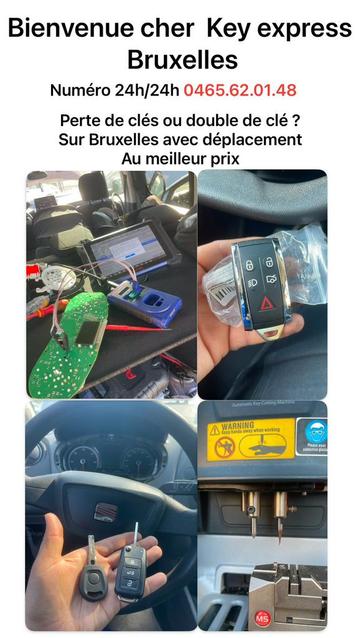 Clé voiture Bruxelles  beschikbaar voor biedingen