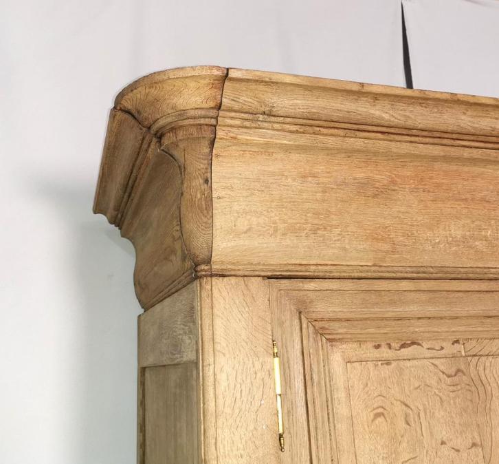 antieke Louis Philippe kleerkast zwaar blanke eik B 158, Antiek en Kunst, Antiek | Meubels | Kasten, Ophalen