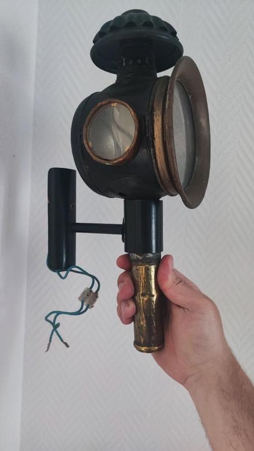 antieke koetslamp wandlamp, Antiek en Kunst, Antiek | Verlichting, Ophalen of Verzenden