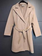 Halflange beige winterjas, Beige, Maat 42/44 (L), Zo goed als nieuw, Ophalen