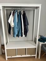 Hemnes IKEA Armoire ouverte, teinté blanc, Ophalen, Zo goed als nieuw, Grenenhout