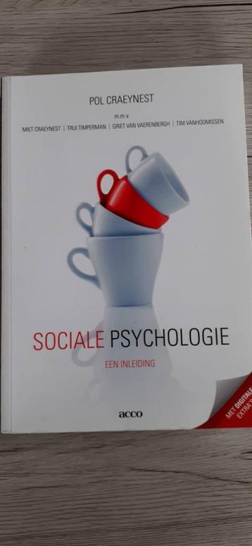 Studieboek Sociale psychologie een inleiding, Enlèvement, Neuf, Enseignement supérieur, Pol Craeynest