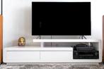 TV-meubel wit hoogglans "Castleberry", Huis en Inrichting, Ophalen, Overige materialen, 150 tot 200 cm, Zo goed als nieuw
