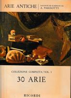 ARIE ANTICHE COLLECTION COMPLÈTE, A. Parisotti, Enlèvement, Utilisé, Partitions musicales