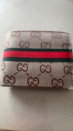 Portefeuille style luxe GG – marron avec bande rouge/verte, Ophalen of Verzenden, Zo goed als nieuw