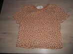 licht bruin t shirt maat 134 - 140, Meisje, H&M, Ophalen of Verzenden, Zo goed als nieuw