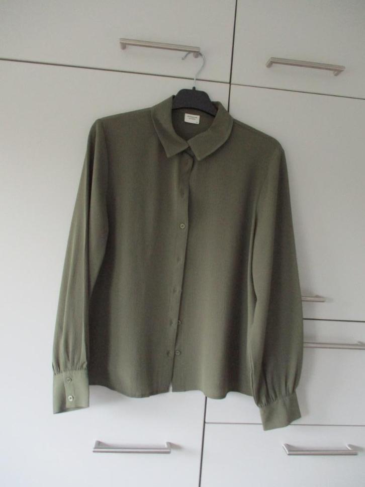 Groene blouse, JDY, maat 36, perfecte staat, Kleding | Dames, Blouses en Tunieken, Zo goed als nieuw, Maat 36 (S), Groen, Verzenden