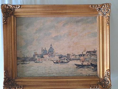 EUGENE BOUDIN (1824-1898) Venise, Antiquités & Art, Art | Peinture | Classique